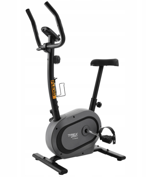 Велотренажер Trex Sport TX-450MB FLEXO магнітний для домашніх тренувань із регульованим сидінням і комп'ютером, фото 1