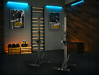 Стійки під штангу Trex Sport TX-090S регульовані для домашніх тренувань безпечні та універсальні, фото 4