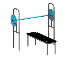 Лавка для жиму горизонтальна SiverSport