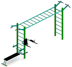 Універсальний вуличний тренажер із рукоходом SiverSport SL-201.1