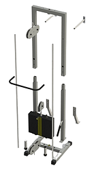 Тренажер для кінезітерапії, розбірний МТБ-1 SiverSport (60х60мм,стек 105кг) MTB-1 ProfR105