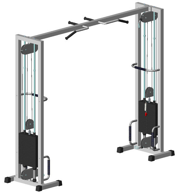 Реабілітаційний силовий тренажер 2 стеки 40 кг TB103-40