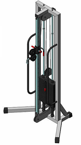 Реабілітаційний силовий тренажер стек 105 кг TB130M-105, фото 1