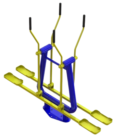Тренажер лижник подвійний спортивний комплекс SL-144.1, фото 1