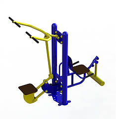 Тренажер тяга зверху - розгинач стегна спортивний комплекс SL-154