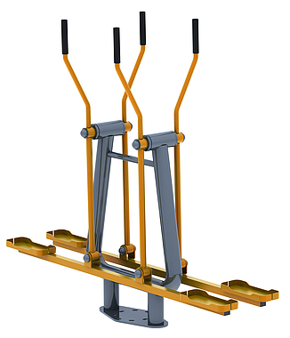 Тренажер лижник подвійний SL-802, фото 2