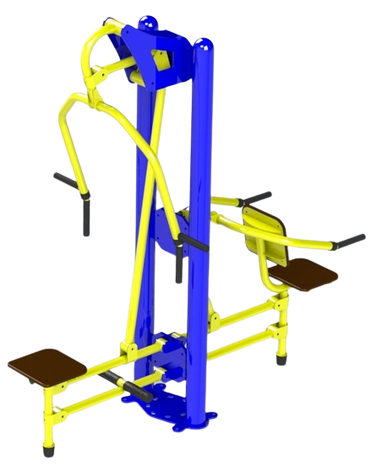 Тренажер жим вниз - тяга для людей з ОФМ SL-804, фото 1