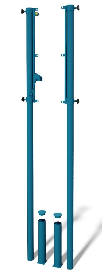 Стійки з пристроєм для натягування сітки для волейболу УТ413