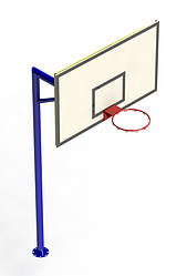 Баскетбольна стійка шкільна зі щитом 180 на 105 см SL411