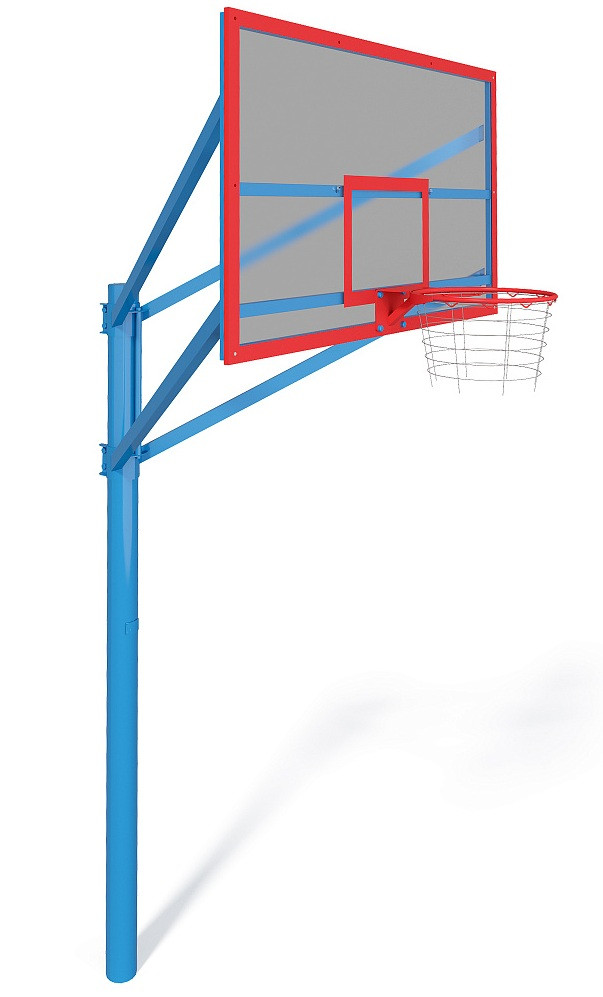 Баскетбольна стійка 180 на 105 см зі щитом УТ417.1