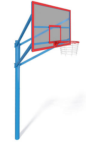 Баскетбольна стійка 180 на 105 см зі щитом УТ417.1, фото 1