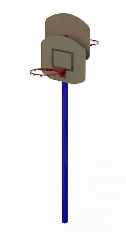 Баскетбольна стійка для стрітболу з двома щитами SL413, фото 1