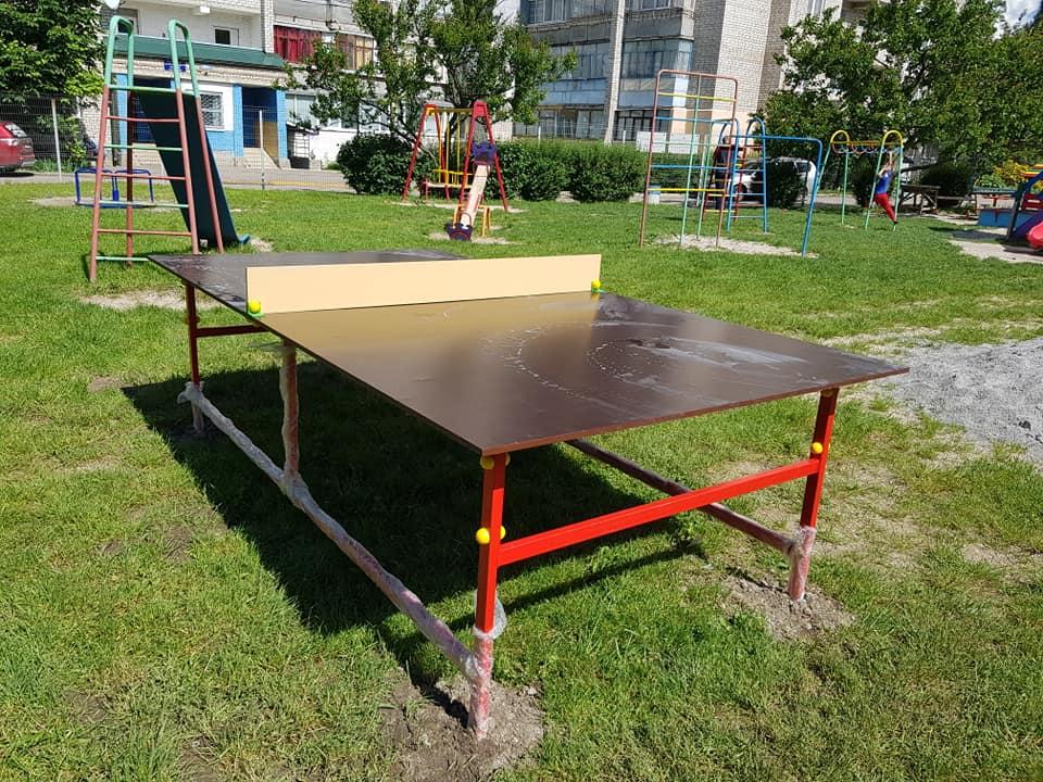 Вуличний тенісний стіл спортивний комплекс SL416