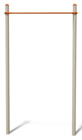 Вуличний турник одинарний довжина 1.7 м спортивний комплекс S832.2