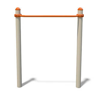 Вуличний турник одинарний спортивний комплекс S832.3, фото 1