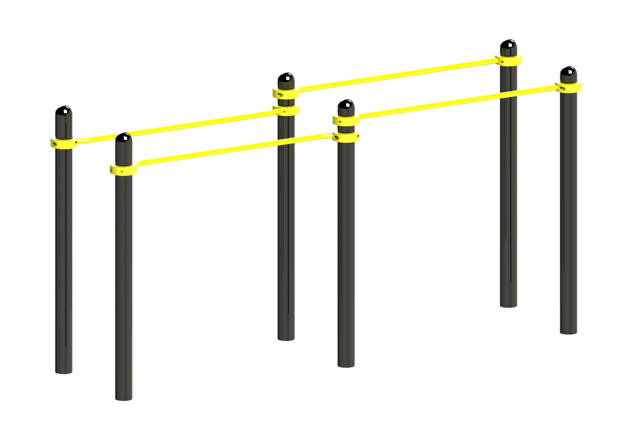 Вуличні бруси паралельні дворівневі спортивний комплекс S834.1