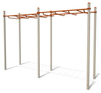 Вуличний рукохід спортивний комплекс S833.3, фото 1