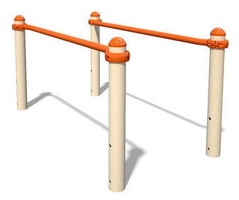 Вуличні бруси паралельні спортивний комплекс S834.3, фото 1