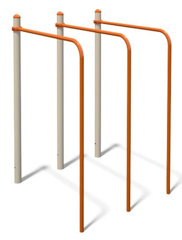 Вуличні бруси потрійні спортивний комплекс S834.5