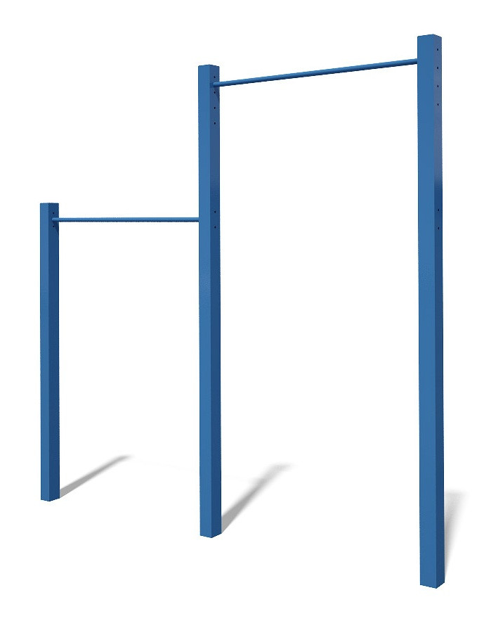 Вуличний турник подвійний спортивний комплекс KID609