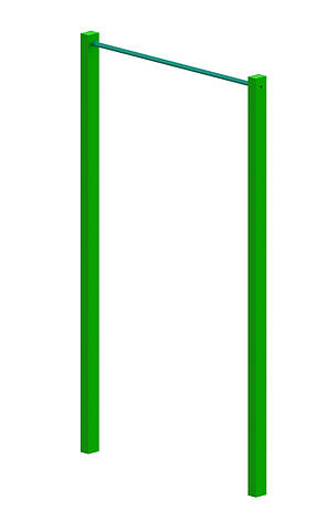 Вуличний турник одинарний спортивний комплекс KID608, фото 2