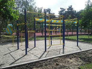 Вуличний гімнастичний спортивний комплекс Воркаут WL201.2, фото 4