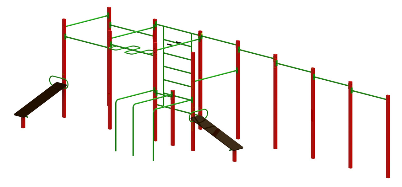 Вуличний гімнастичний спортивний комплекс Воркаут WL201.5