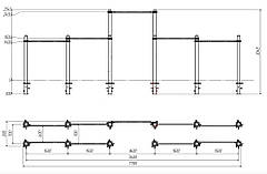Вуличний спортивний комплекс бруси турник WL206, фото 4