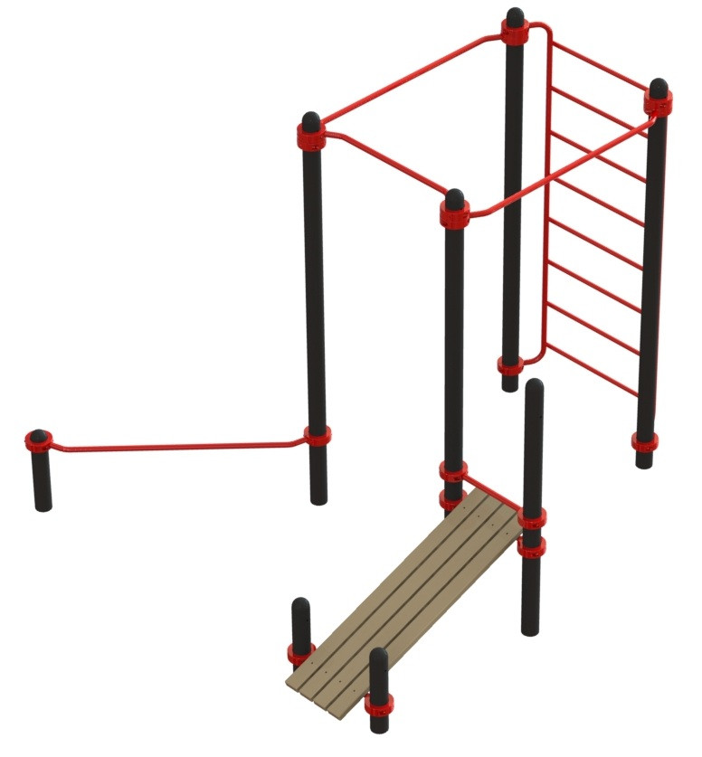 Вуличний гімнастичний спортивний комплекс Воркаут WL217