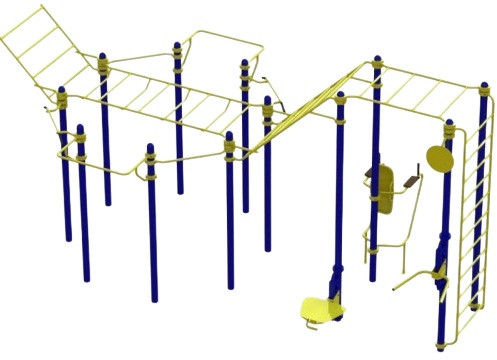 Вуличний гімнастичний спортивний комплекс Воркаут WL225