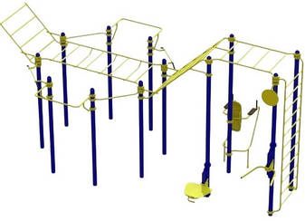 Вуличний гімнастичний спортивний комплекс Воркаут WL225, фото 1