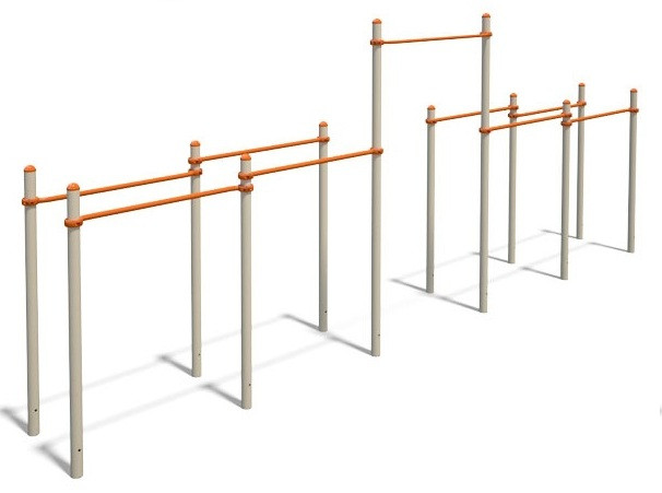 Спортивний комплекс для Воркаут турник бруси Workout KZ S831.1