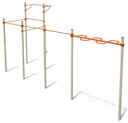 Спортивний комплекс з турніками і рукоходом Workout KZ S831.3