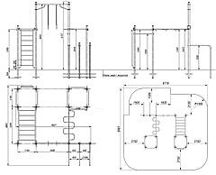 Спортивний комплекс для Воркаут Workout KZ S831.4, фото 5