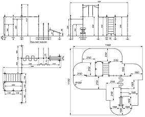 Спортивний комплекс Воркаут Workout KZ S831.12, фото 3