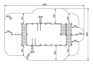 Спортивний комплекс для Воркаута Workout KZ S831.13, фото 3