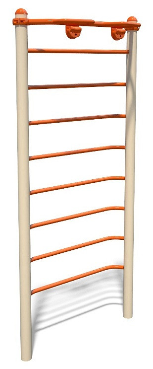 Вулична шведська стінка з турником станція Multifitness MF3.3