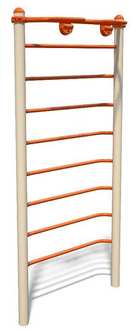 Вулична шведська стінка з турником станція Multifitness MF3.3, фото 1