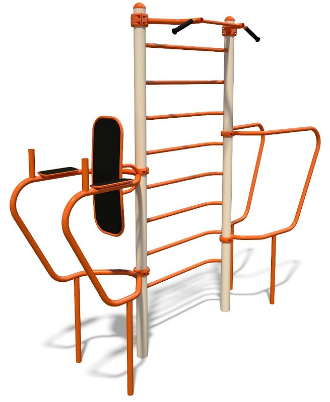 Вулична станція Multifitness з турником спортивний комплекс MF3.4