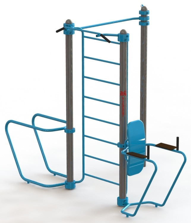 Вулична станція Multifitness з турником спортивний комплекс FS3.4