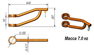 Вуличний кронштейн для груші MF1.1, фото 2