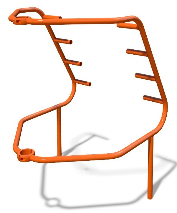 Вуличні упори для віджимання вуличний тренажер MF1.2