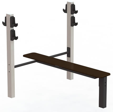 Лавка вулична для жиму штанги Воркаут W108.2, фото 1