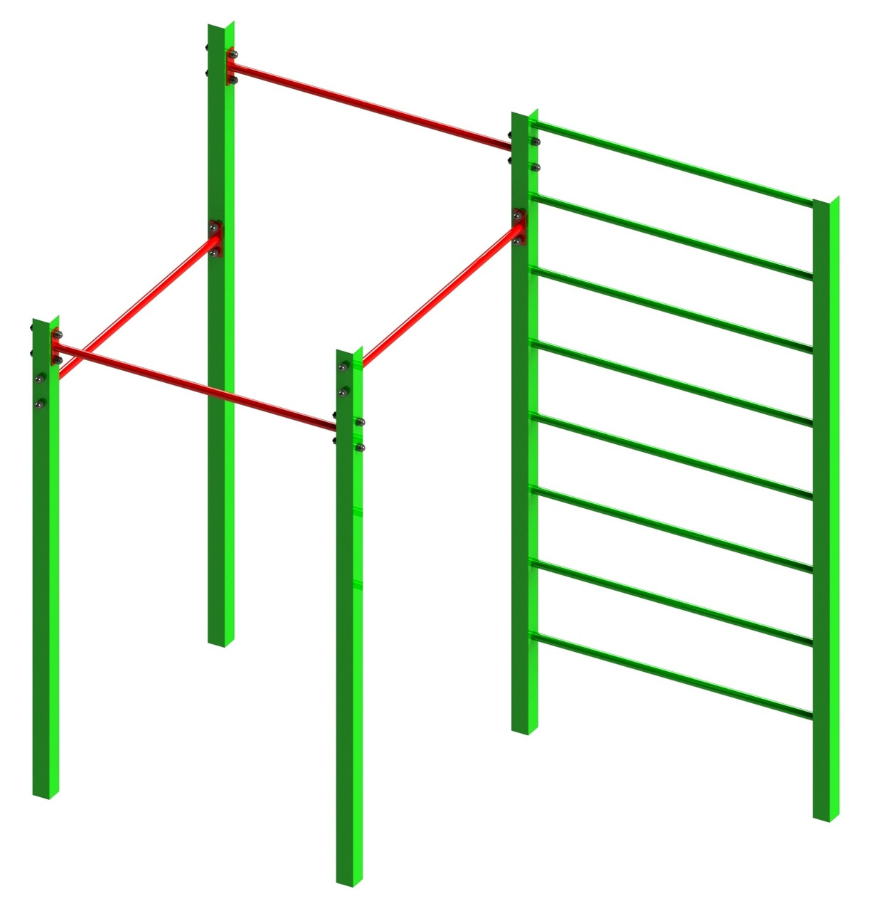 Спортивний комплекс турнік зі шведською стінкою KID675