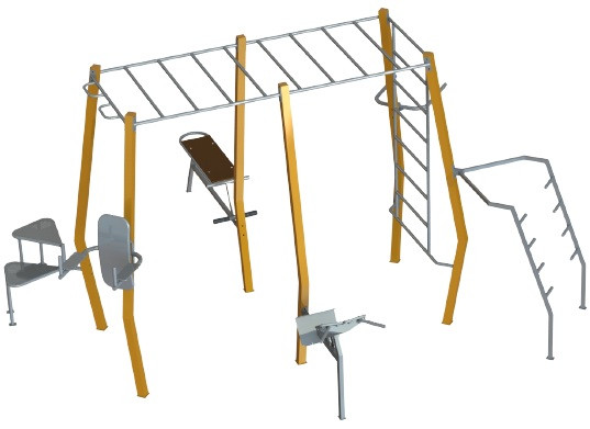 Мультифітнес станція вулична спортивні майданчики Max FS802