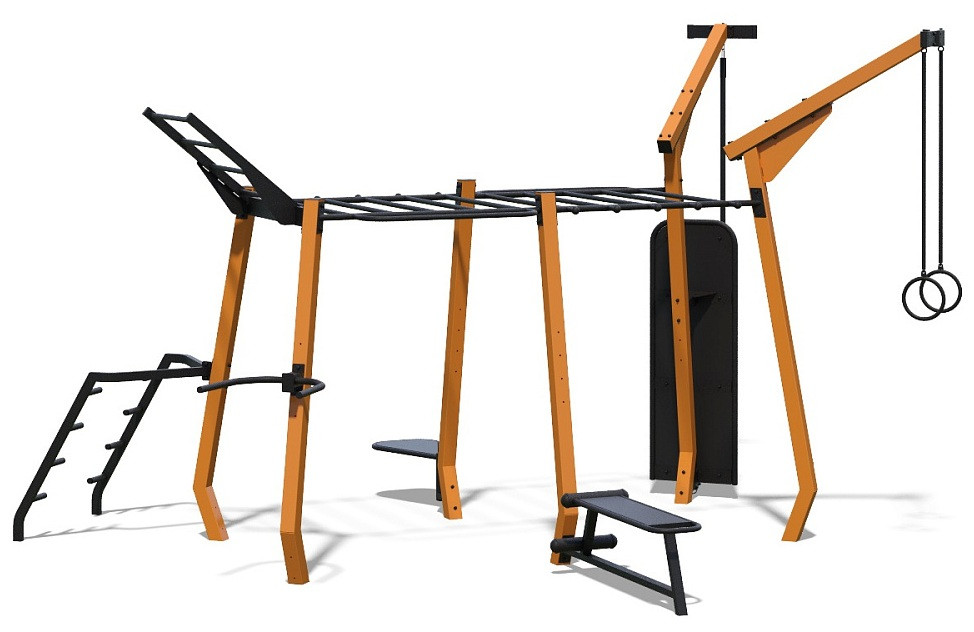 Мультифітнес станція вулична спортивні майданчики SM803