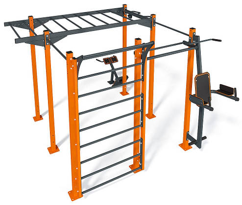 Спортивний комплекс для спортивний майданчиків Workout Mid-1 F902.21, фото 1