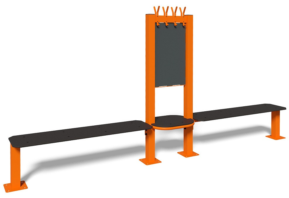Лавка зі стендом для спортивних майданчиків Workout F902.422