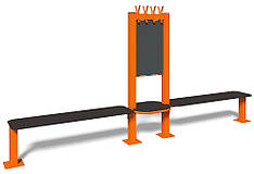 Лавка зі стендом для спортивних майданчиків Workout F902.422