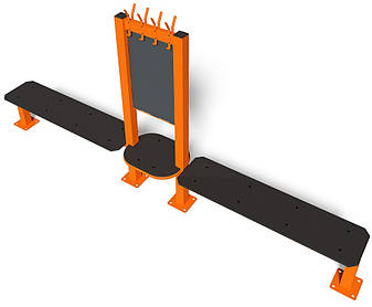 Лавка зі стендом для спортивних майданчиків Workout F902.422, фото 2